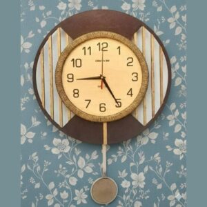কাঠের দেয়াল ঘড়ি (Wooden Wall Clock)