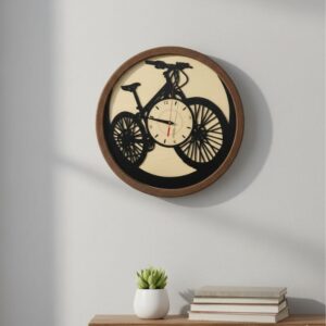কাঠের দেয়াল ঘড়ি (Wooden Wall Clock)