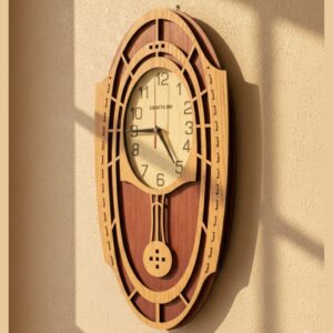 কাঠের দেয়াল ঘড়ি (Wooden Wall Clock)